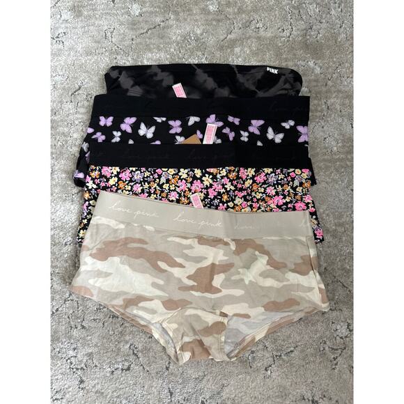 Pink Victoria Secret panty bundle 4 new‎ size Medium - Picture 1 of 5
